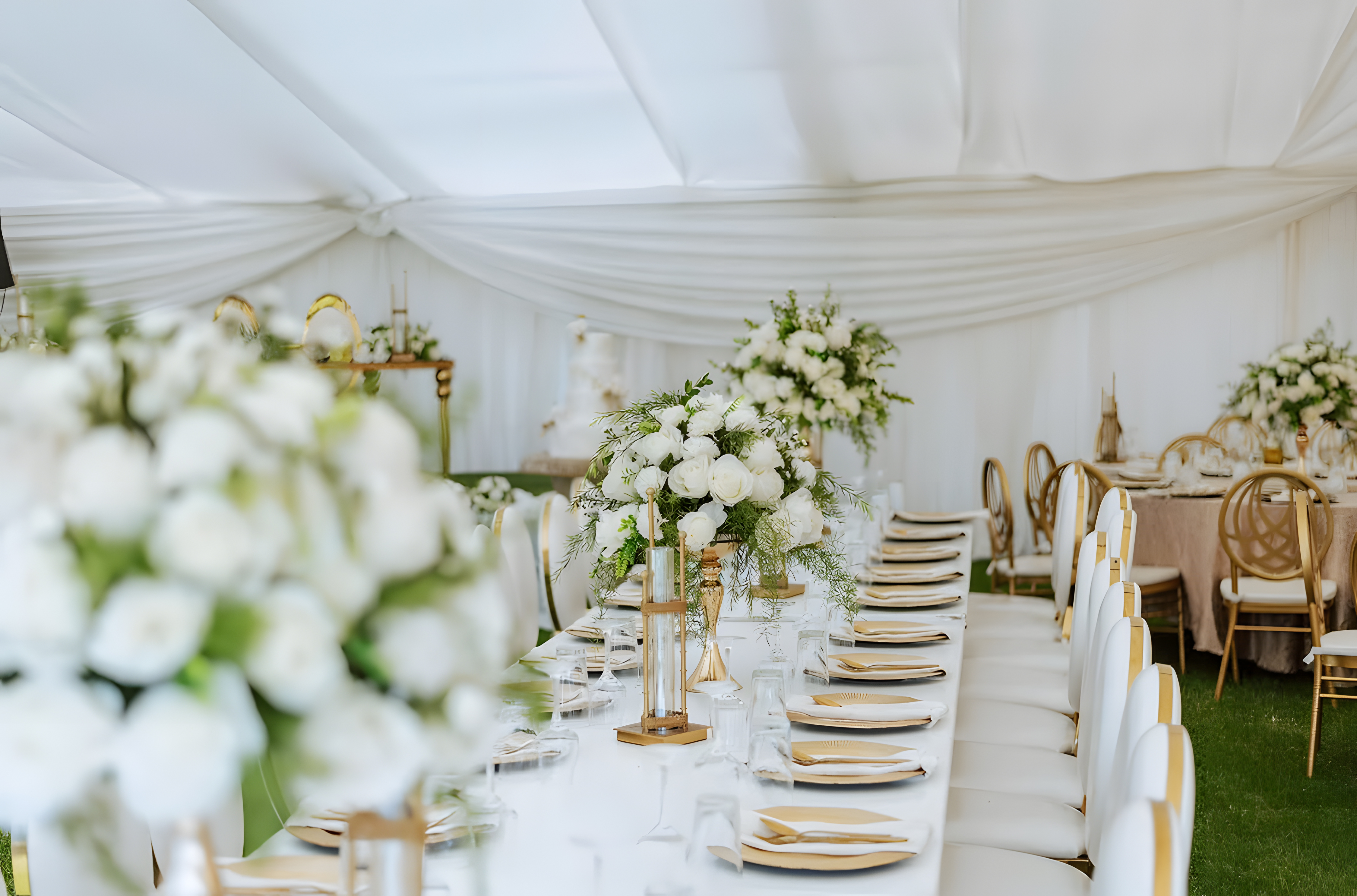 The Garden — elegant marquee dining